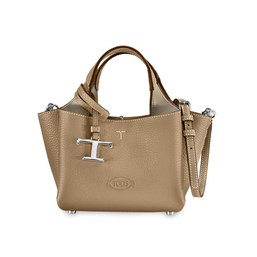 TOD'S（トッズ） TODS ショルダー付 ハンドバッグ マイクロ T TIMELESS