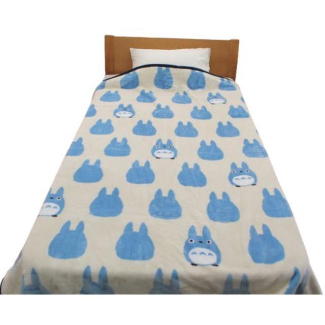 となりのトトロ 毛布 シングル140×200cm トトロシルエット 洗える 寝具