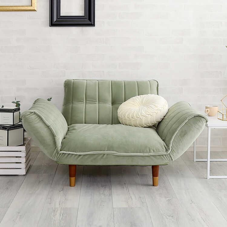 一人掛けソファ ひとりがけ 一人掛け椅子 緑 グリーン おしゃれ
