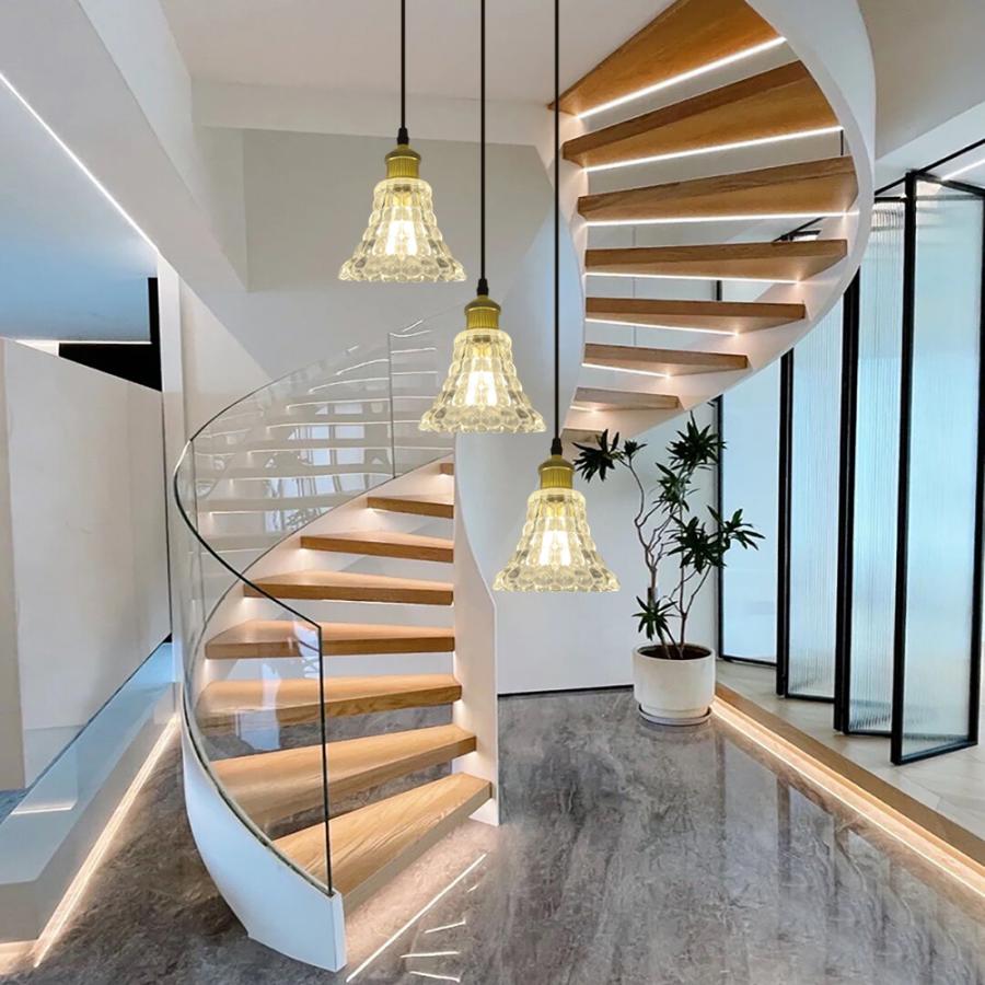 ペンダントライト 吊り下げライト ガラス 北欧 レトロ アンティーク