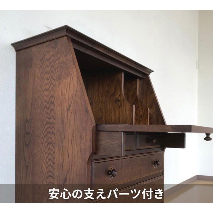 ライティングデスク アンティーク ライティングビューロー 北欧 書斎机