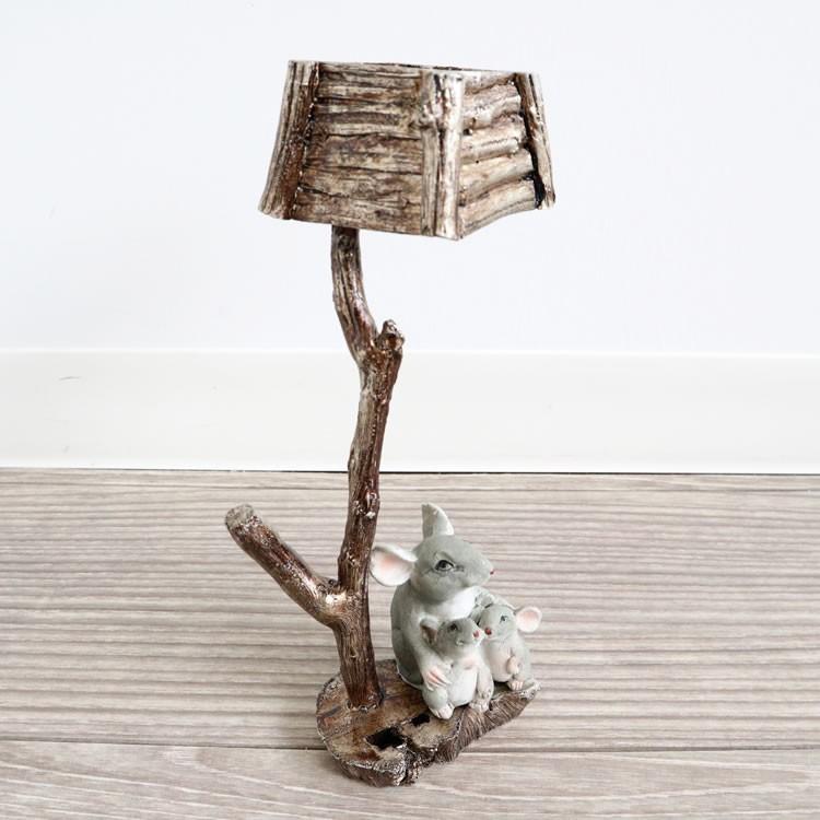 置物 玄関 おしゃれ インテリア ねずみ かわいい オブジェ レトロ