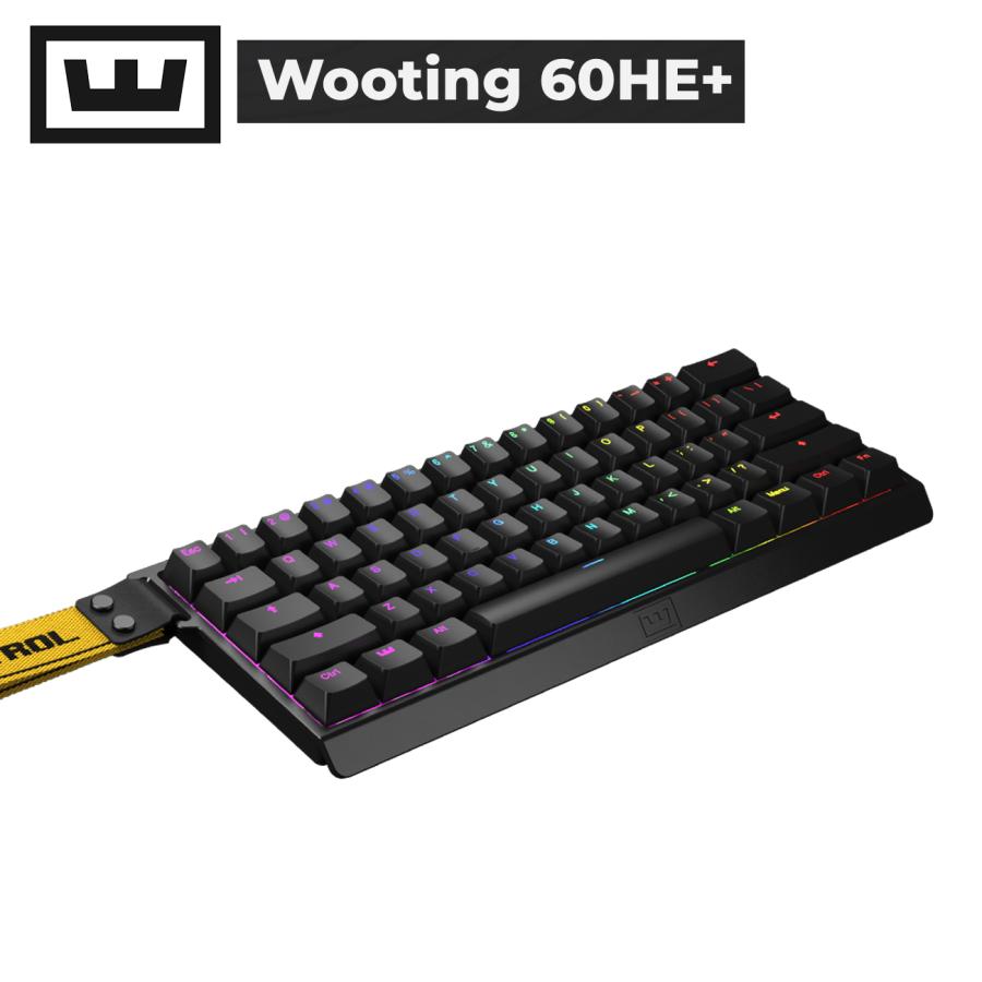 Wooting 60HE+ ゲーミングキーボード カスタマイズ自在なアナログ
