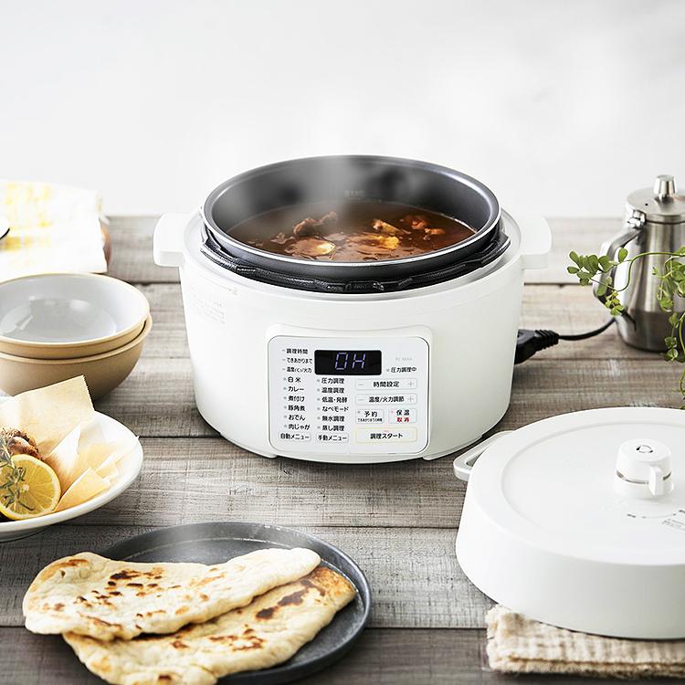 IRIS OHYAMA（アイリスオーヤマ） 電気圧力鍋 4L 大容量 圧力鍋 鍋