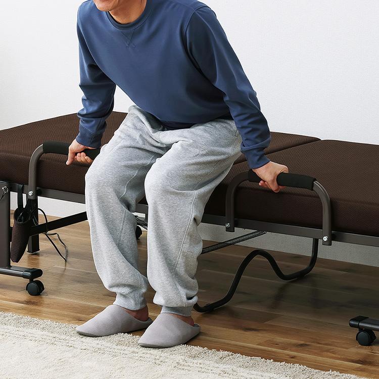 IRIS OHYAMA（アイリスオーヤマ） 折りたたみベッド 組立不要 シングル