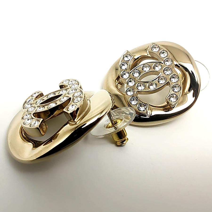 CHANEL（シャネル） 中古品 ピアス 2025年春夏新作 メタル & ストラス