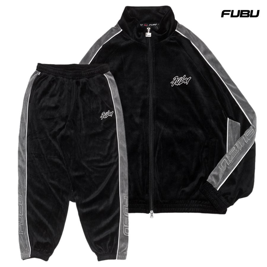 FUBU フブ ベロア セットアップ 上下セット トラックジャケット ベロア