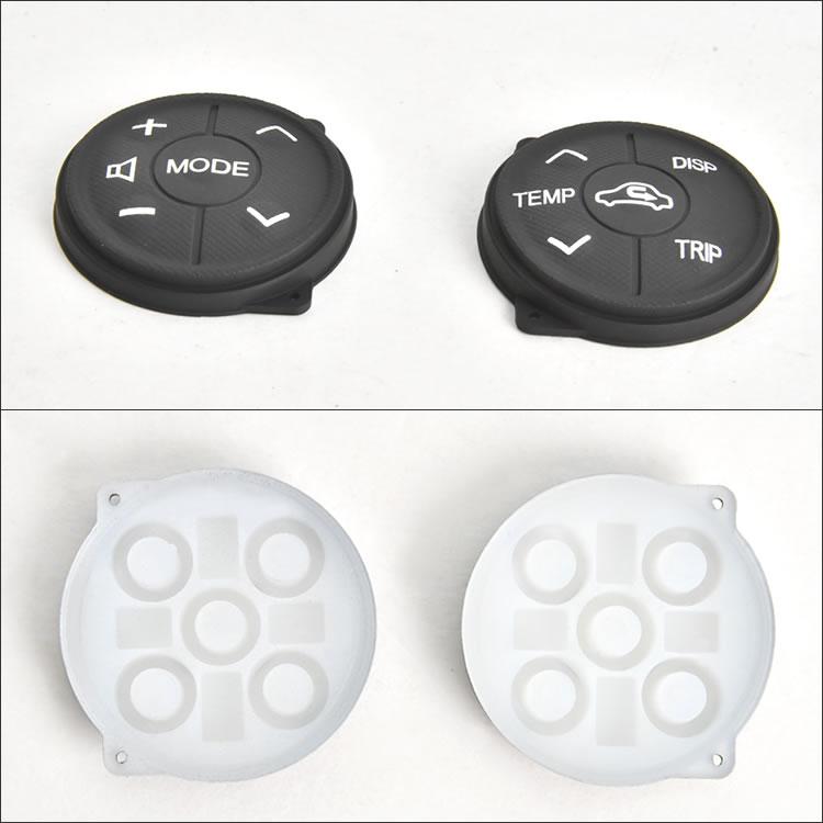 ZVW30 プリウス後期用 ステアリングスイッチ ボタン 左右セット ラバー