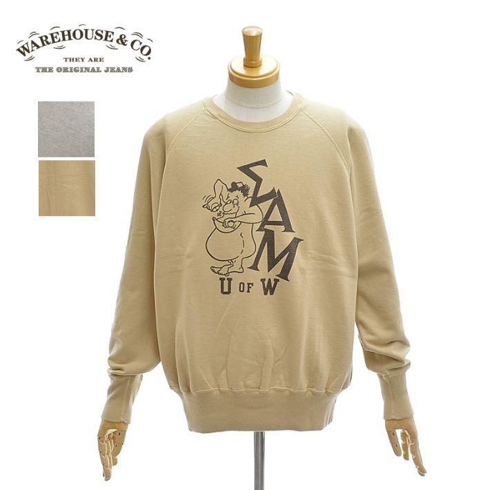 WAREHOUSE（ウエアハウス） Lot.461「U OF W」2ND-HAND セコハン 長袖