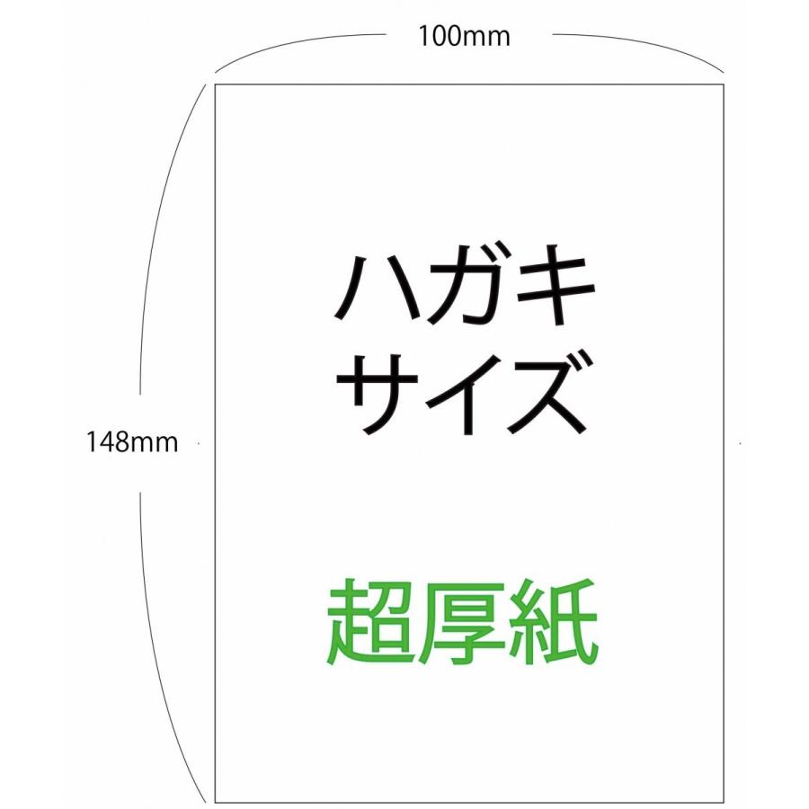 100枚以上ならセットがお得） ハガキサイズ用紙 1枚 無地 100mm