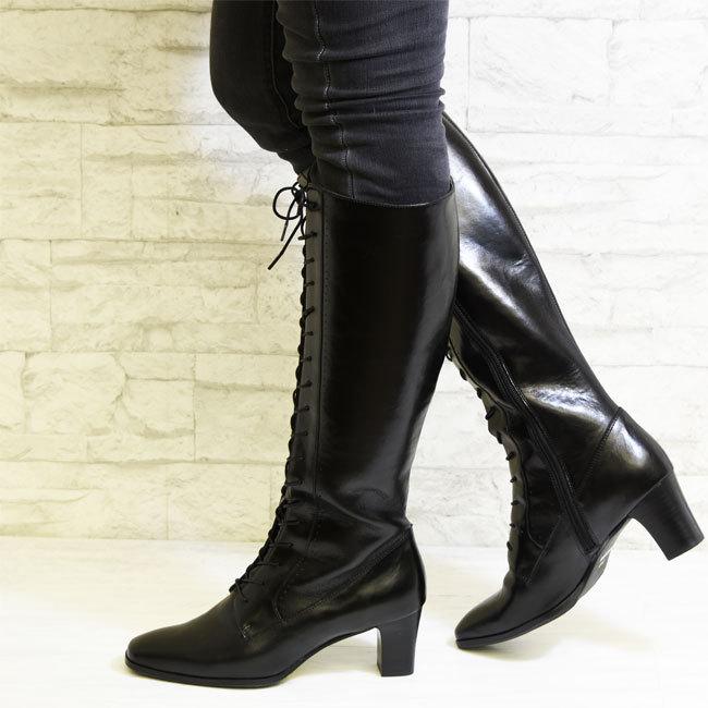 cava cava（サヴァサヴァ） ブーツ レディース 厚底 ブラック 黒