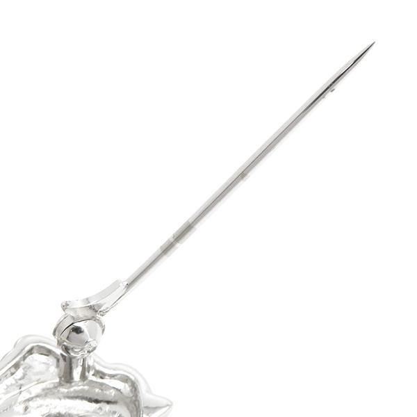 ミキモト ブローチ ペガサス モチーフ ベビーパール シルバー×イエロー