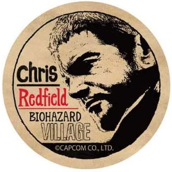 CAPCOM CAFE BIOHAZARD クリス・レッドフィールド ステッカー カプコン