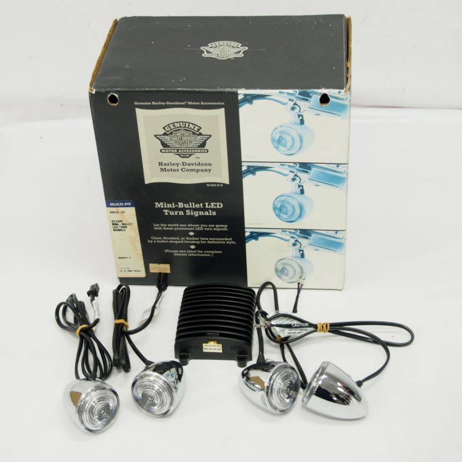 ハーレー純正オプション ミニブレット LEDウインカー 前後セット
