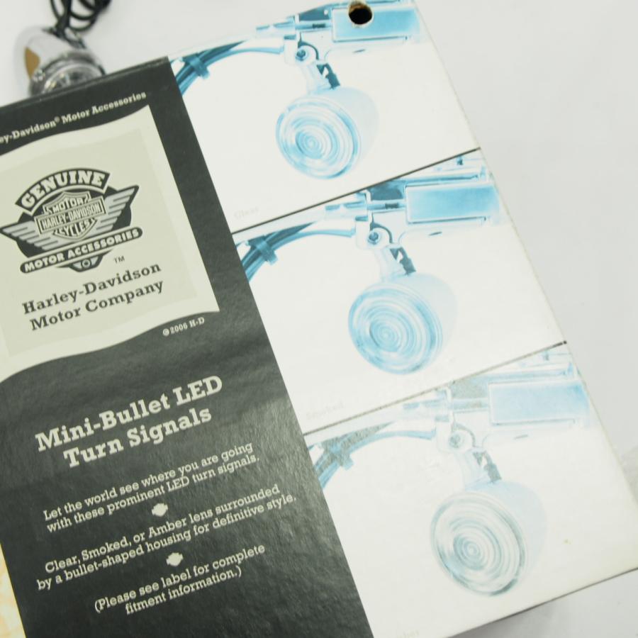 ハーレー純正オプション ミニブレット LEDウインカー 前後セット