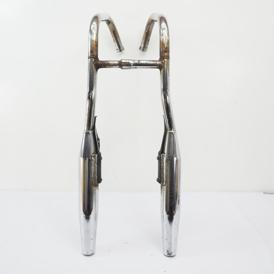 レブル MC13純正マフラー左右サイレンサー エキパイ ステー REBEL HM