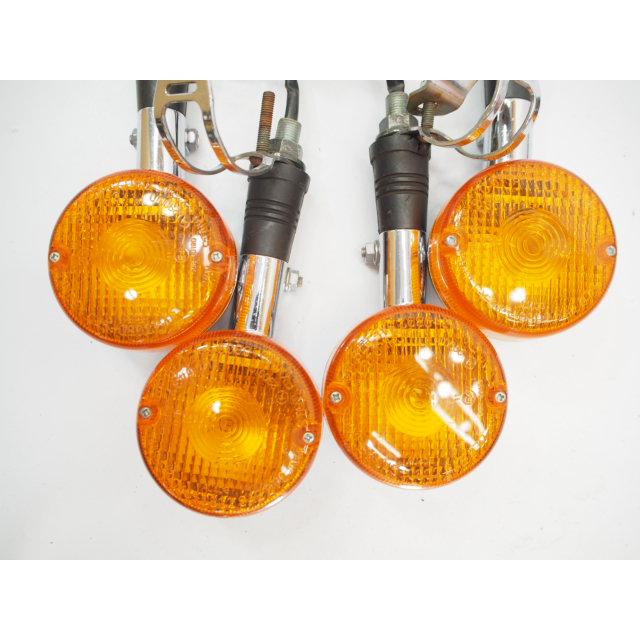 SR400純正ウインカー4個 シングル球 交換ベースに1JR RH01J stanley