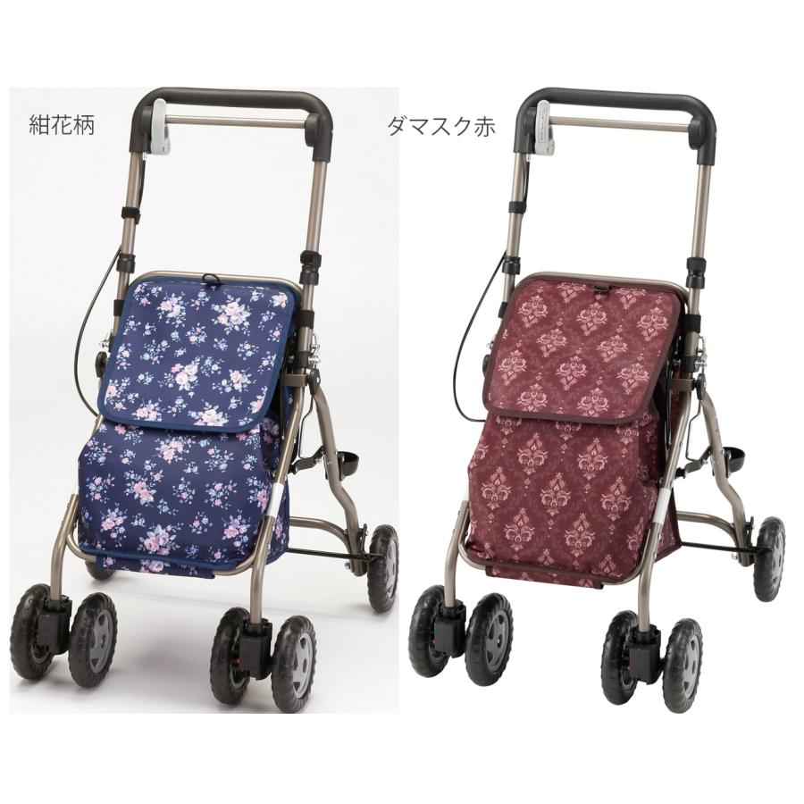 マキテック ウェルキャリー／紺花柄（マキテック）YX-500KH シルバー