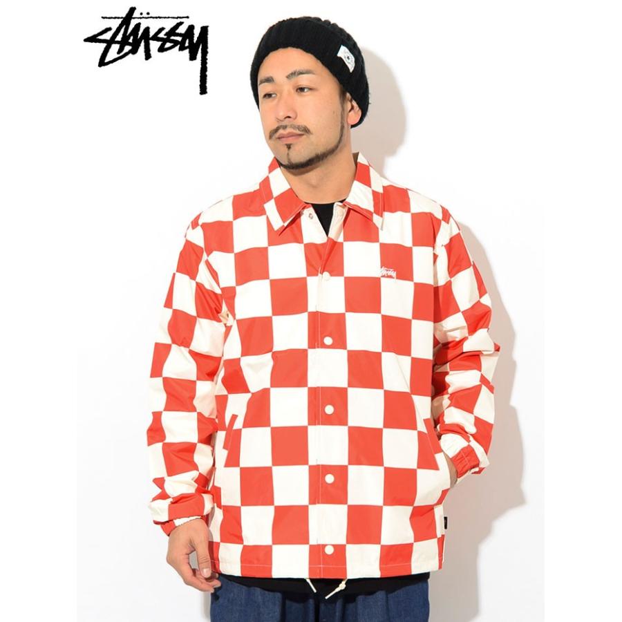 STUSSY（ステューシー） ジャケット メンズ Checker Coach(stussy JKT