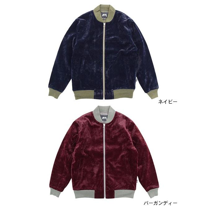 STUSSY（ステューシー） ジャケット メンズ Velvet Bomber(stussy JKT