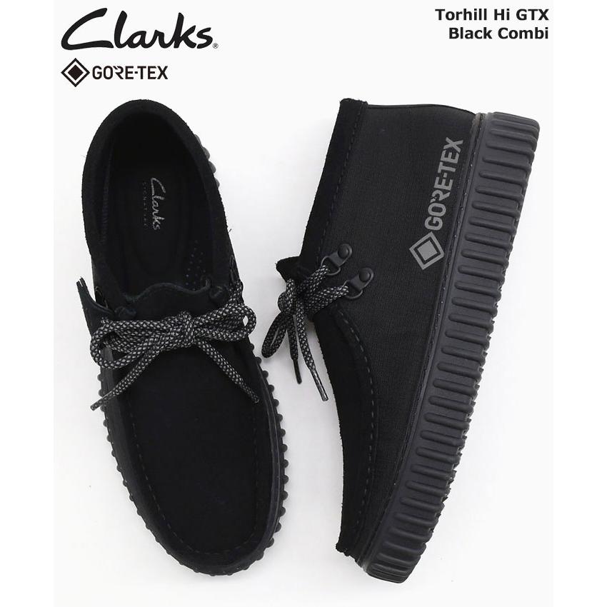 Clarks（クラークス） ブーツ メンズ 男性用 トーヒル ハイ GTX Black