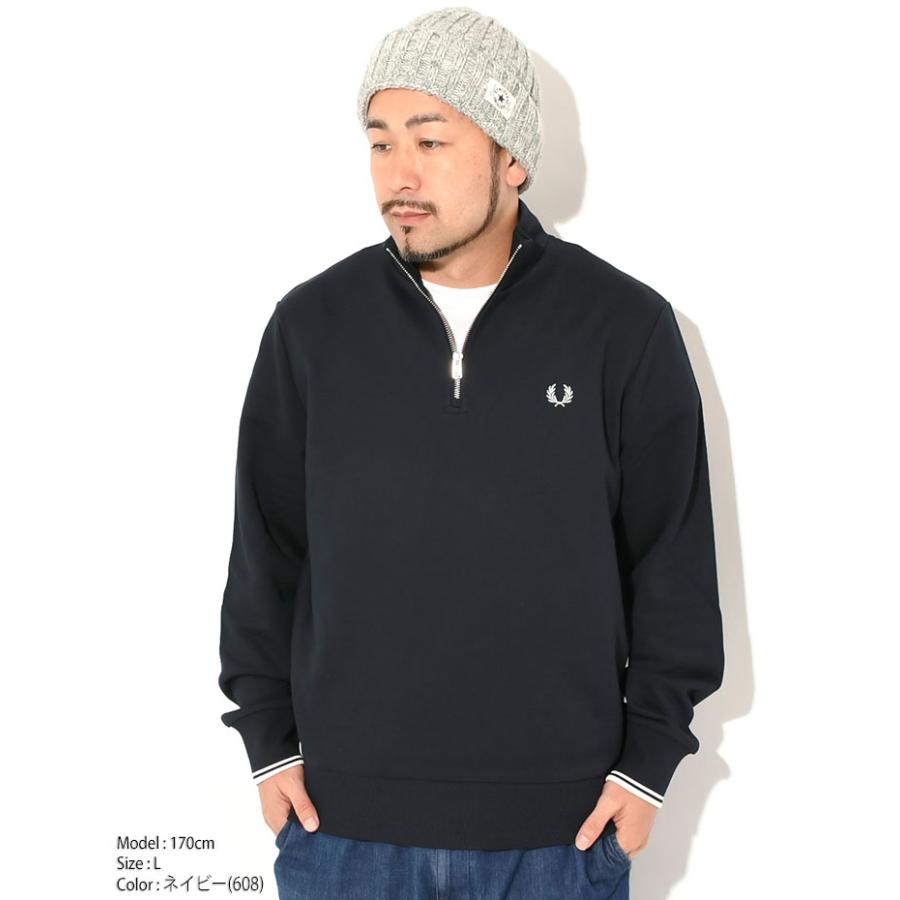 FRED PERRY（フレッドペリー） トレーナー メンズ ハーフ ジップ