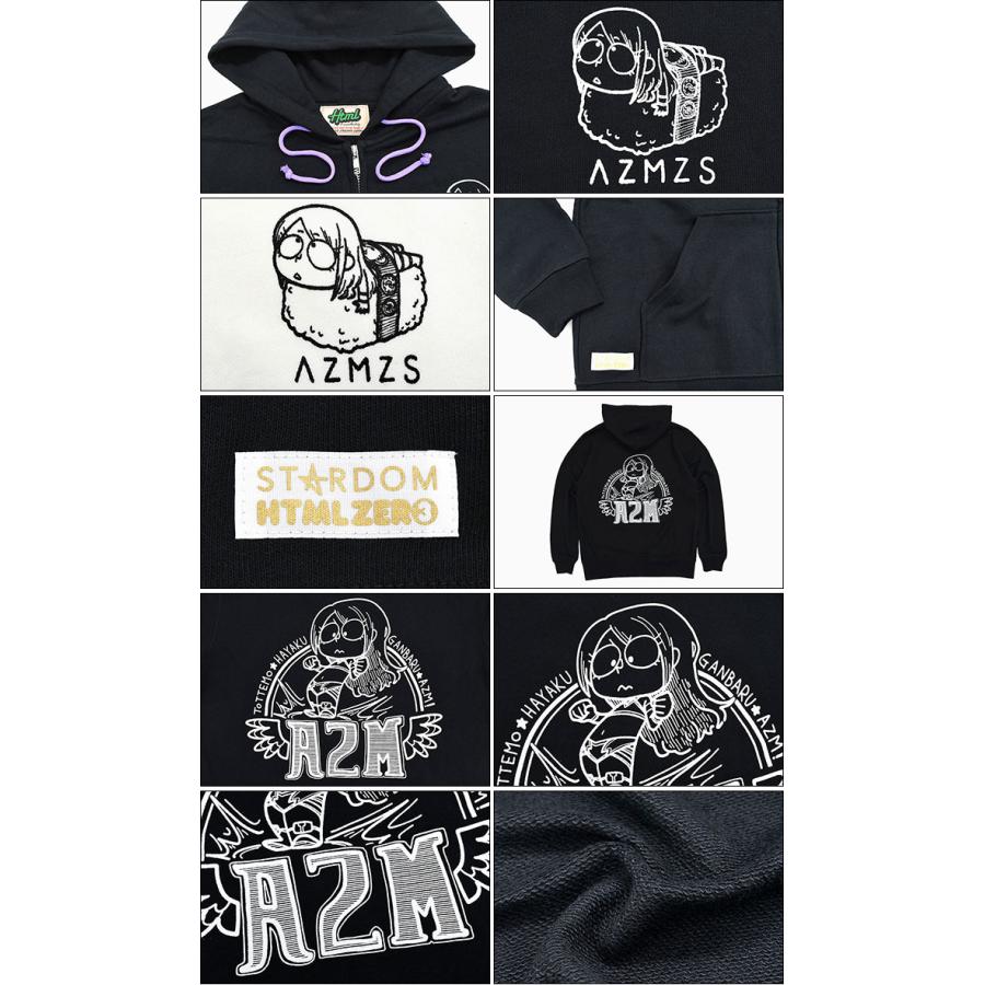 HTML03 HTML ZERO3×STARDOM パーカー ジップアップ AZM コラボ メンズ