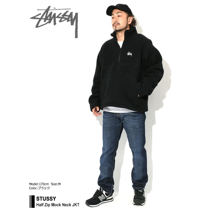 STUSSY（ステューシー） ジャケット メンズ Half Zip Mock Neck(stussy