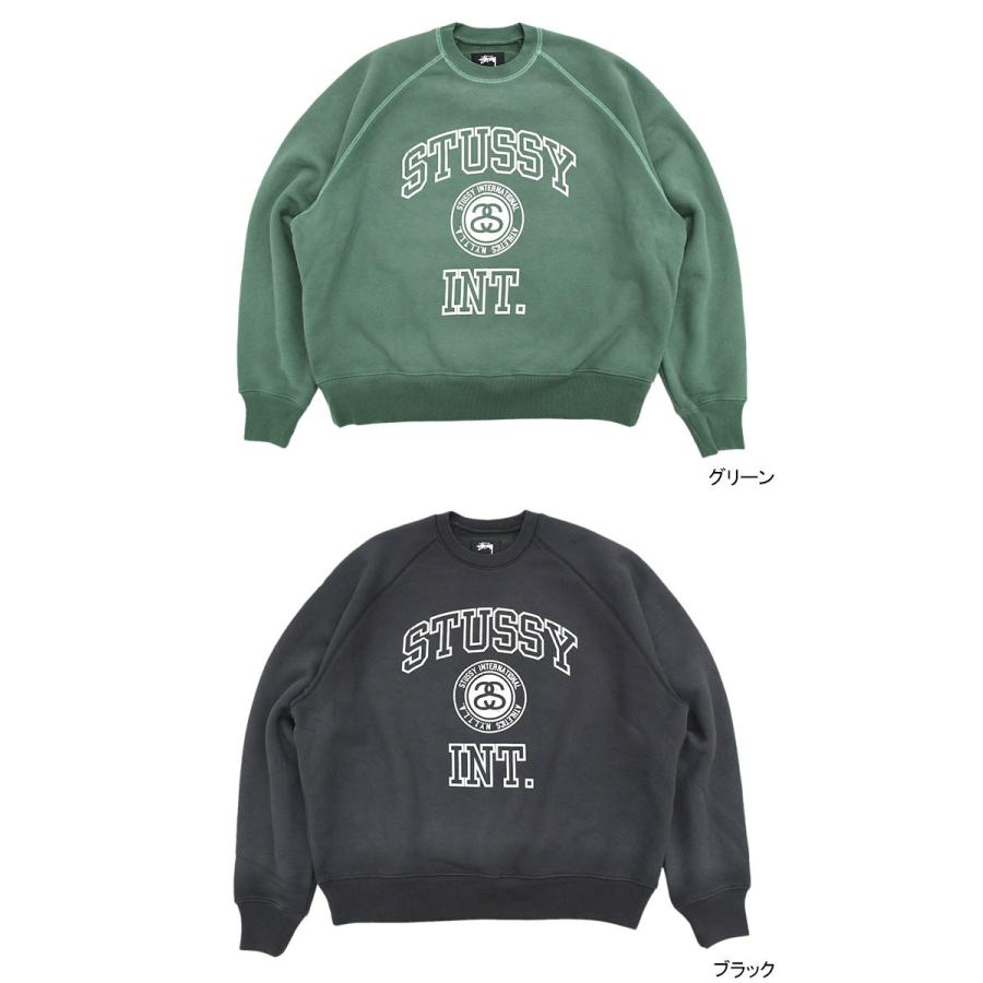 STUSSY（ステューシー） トレーナー メンズ Overlock Varsity Raglan