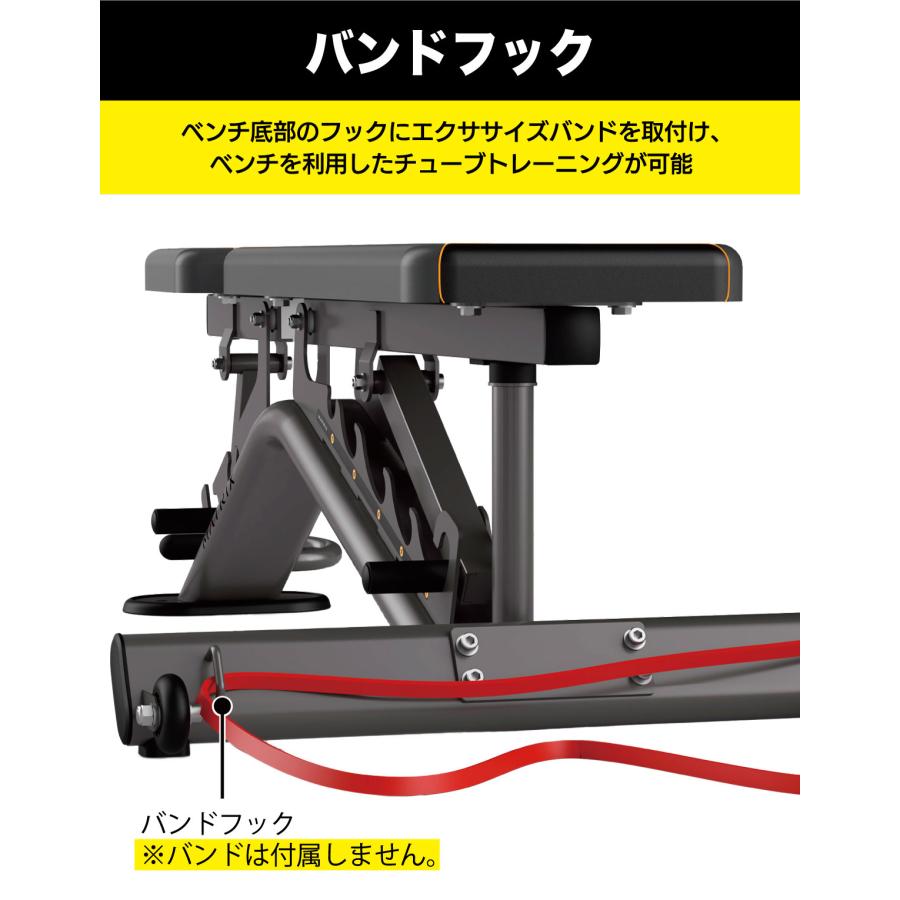 トレーニングベンチ 角度調整 アジャスタブルベンチ ベンチプレス 2年