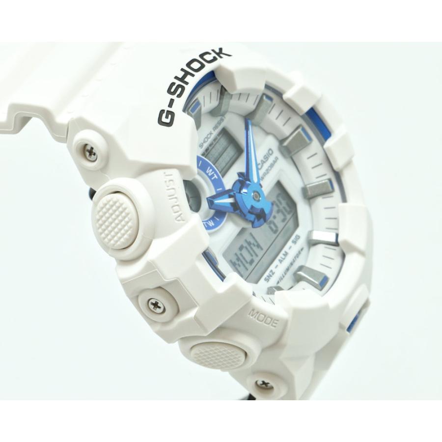 BIG CASE G-SHOCK Gショック GA-700HDS-7AJF ホワイト＆ブルー 蓄光
