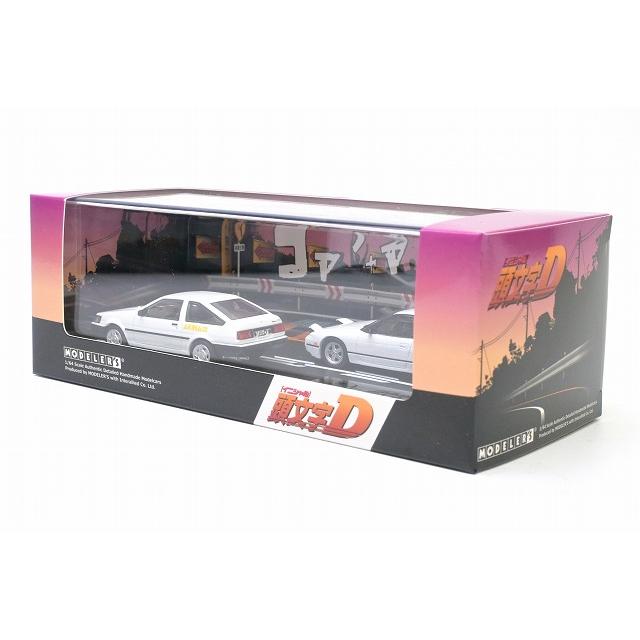 1/64 頭文字D セット Vol.21 武内樹レビン (AE85) & 健二 180SX