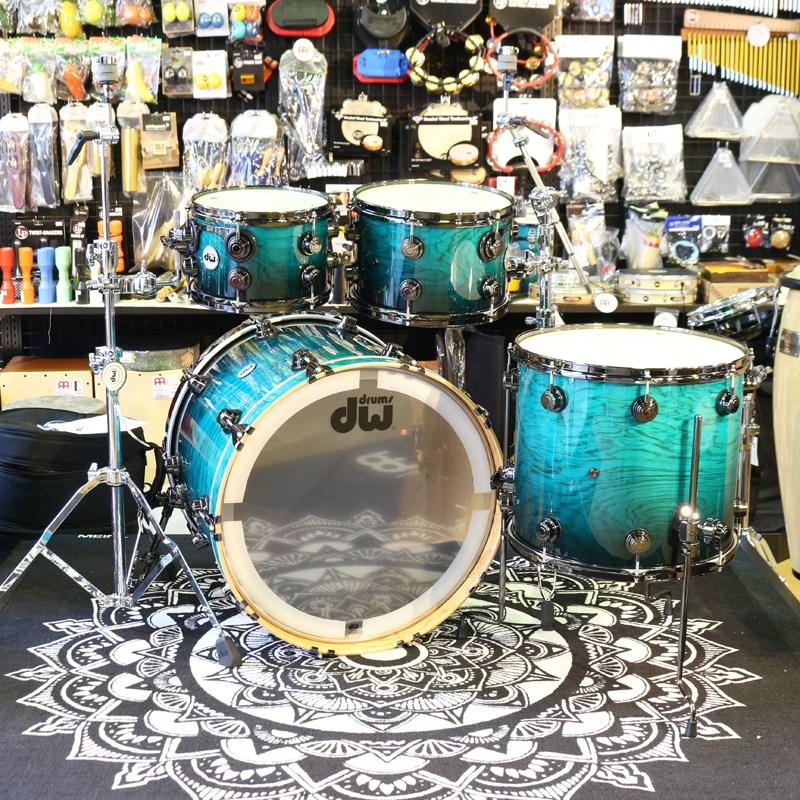 dw Collector's Hybrid Shell PurpleCore/Maple 4pc Drum Kit Exotic