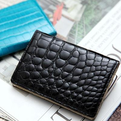 池田工芸】日本最大のクロコダイル専門店が贈るCrocodile Cardcase