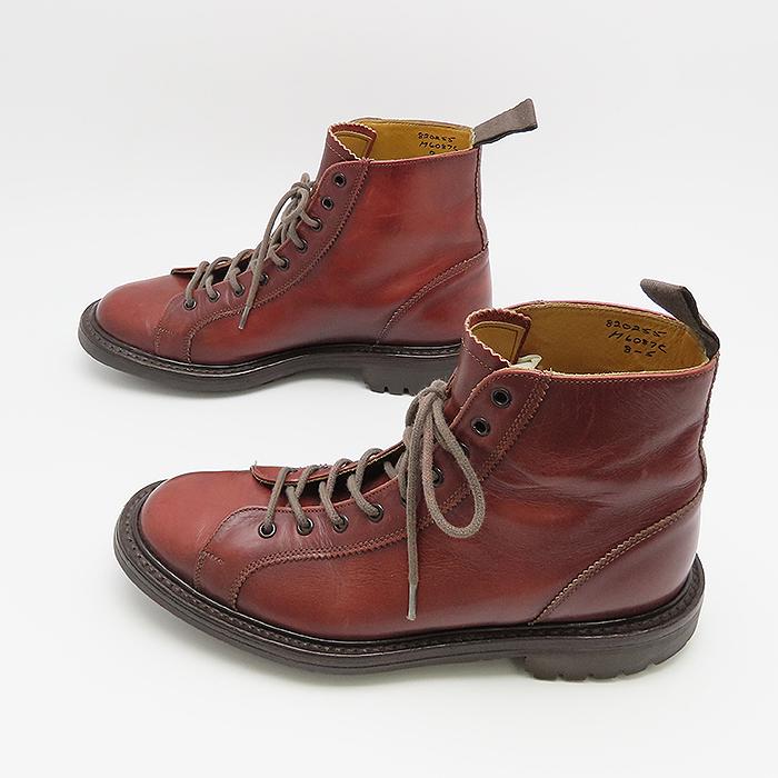 Tricker's（トリッカーズ） モンキーブーツ 約27cm #8.5 赤茶 レザー