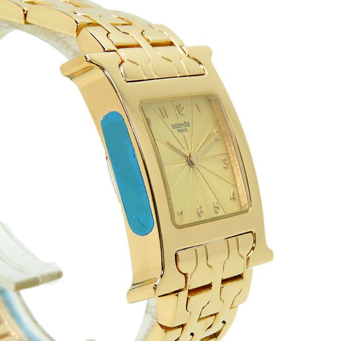 HERMES（エルメス） 【エルメス】HERMES 金無垢 Hウォッチ K18 HH1.285