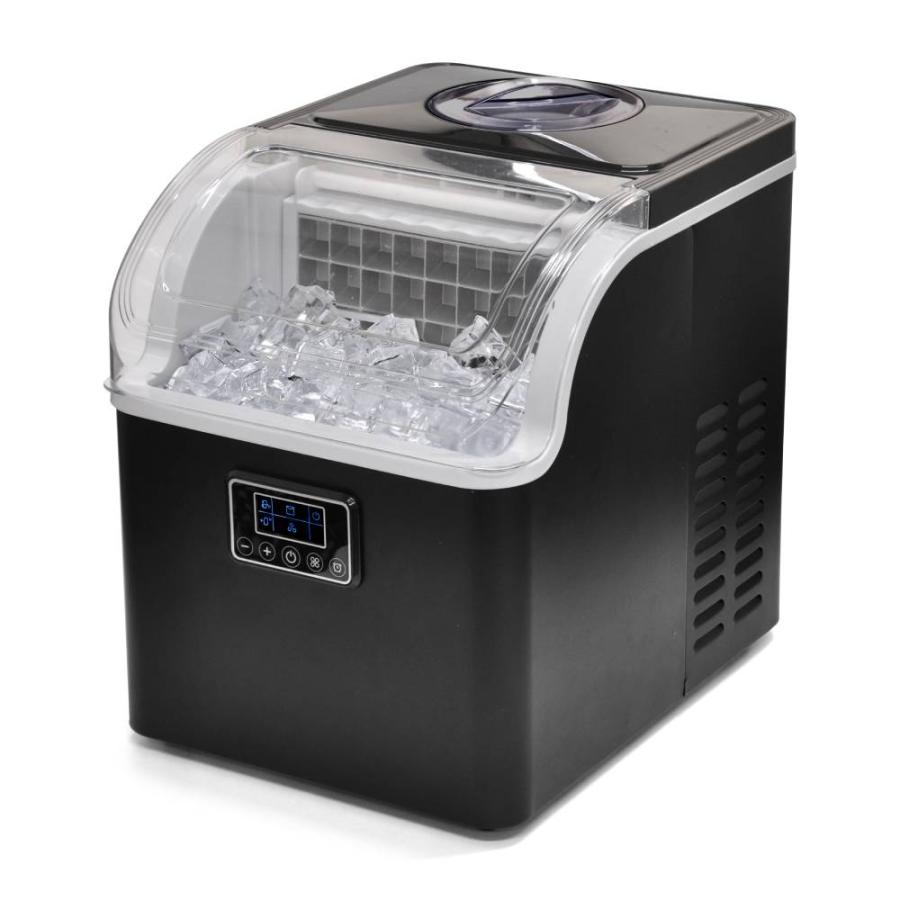 製氷機 家庭用 小型 大容量 透明 氷 サイズ調整 洗浄モード付き 20kg