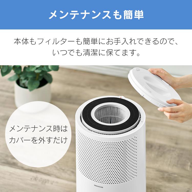 IRIS OHYAMA（アイリスオーヤマ） 空気清浄機 小型 花粉 花粉対策