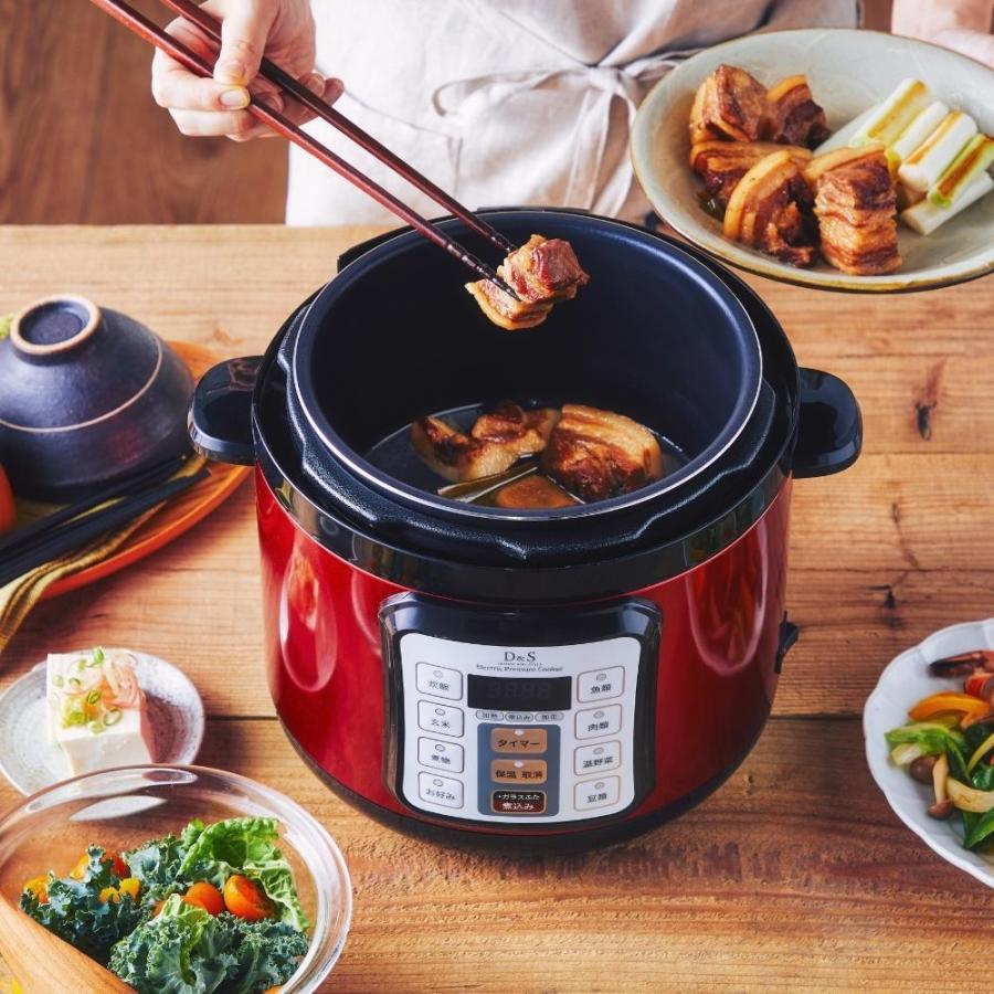 D&S 家庭用マイコン 電気 圧力鍋 4.0L STL-EC50 レシピ 4l : 彩り空間