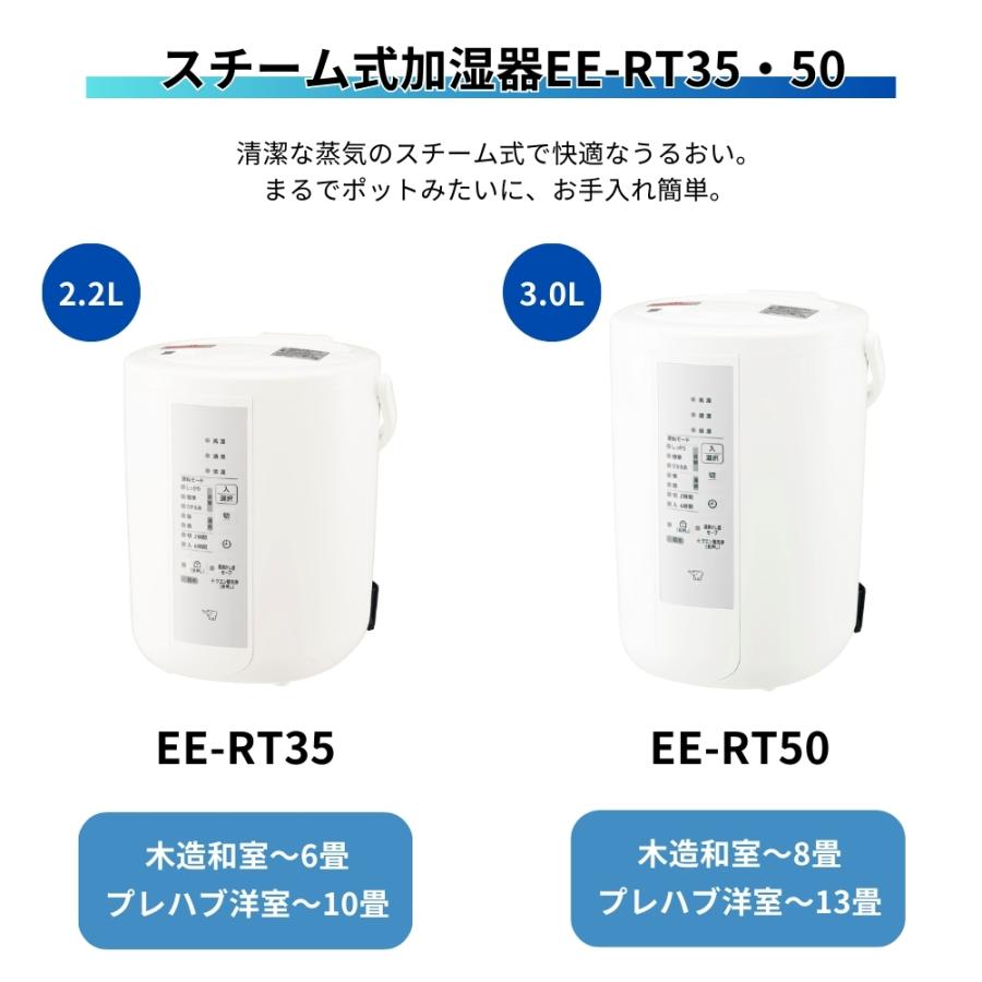 象印（ZOJIRUSHI） 新発売 加湿器 EE-RT50-WA ホワイト 4974305227812