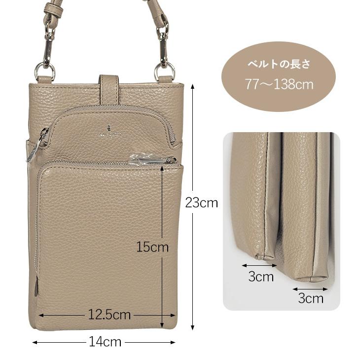 PELLE BORSA（ペレボルサ） バッグ スマホショルダー スリムポシェット