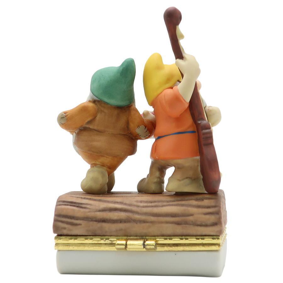 Disney（ディズニー） 7人の小人 白雪姫 陶器ヒンジボックス4点