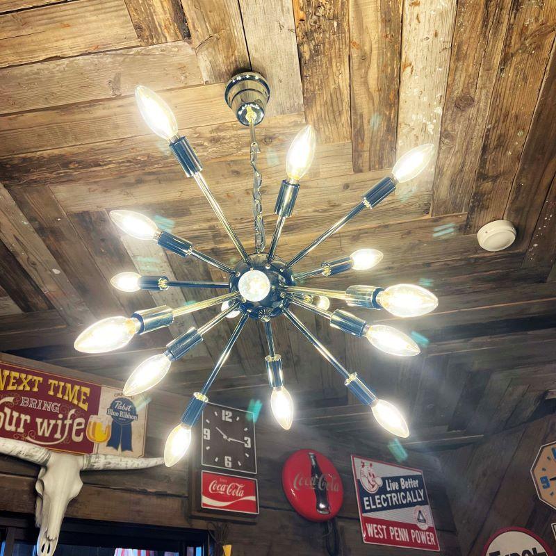 天井照明 SPUTNIK LAMP(スプートニクランプ) 16灯 3色あり（マッド