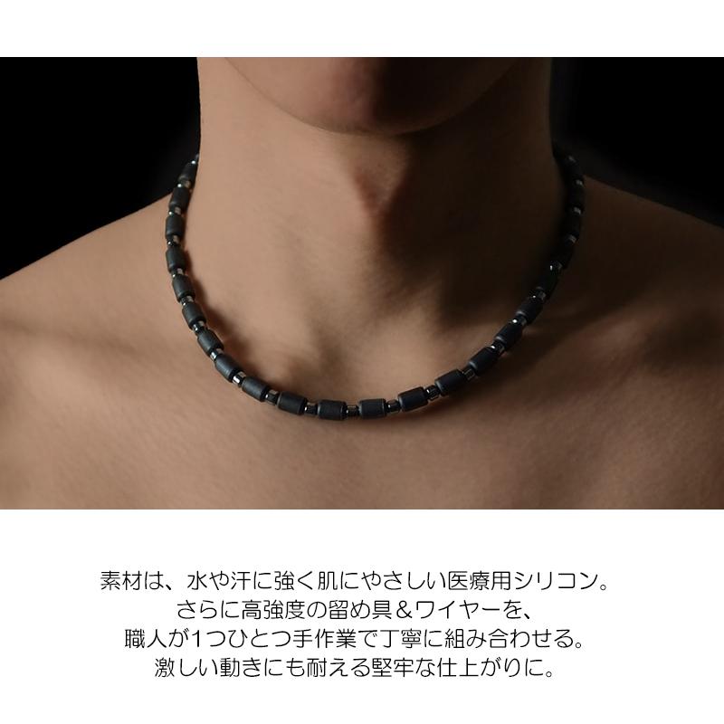 CHRIO クリオ インパルスネックレス エンペラー ヘマタイト ブラック S