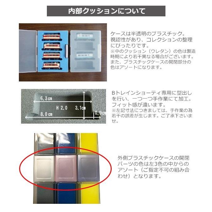 Bトレインショーティー専用ケース 4両収納（3ケースセット） 電車 模型
