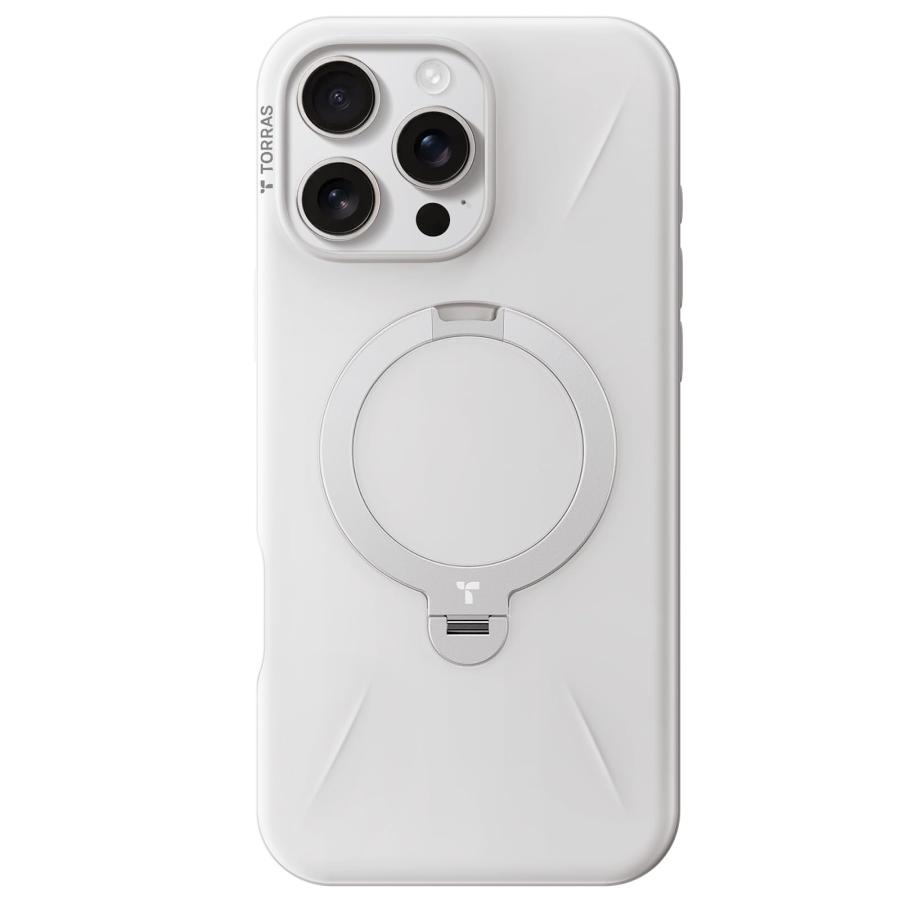 新型ゼンマイ式 ・高級なデザイン】TORRAS iPhone 16 Pro 用 ケース