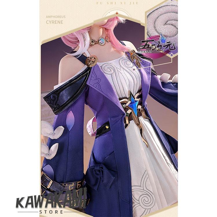 三分妄想 崩壊スターレイル コスプレ キュレネ 衣装 ※ウィッグ 靴 追加