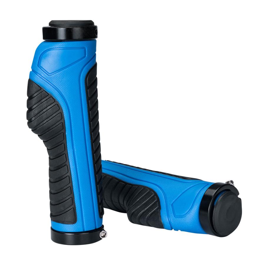 自転車グリップ ハンドルグリップ 握りやすい ソフトラバー 滑り止め