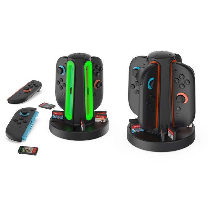 Nintendo Switch joy-con 2 充電 joycon2 ジョイコン2 収納 4個同時