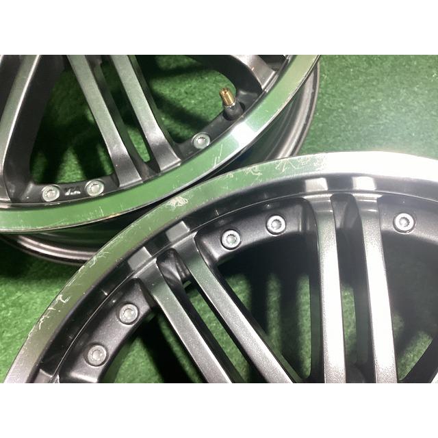 BADX S-HOLD 15インチアルミホイール 5J ＋45 4H PCD100 4本セット B0